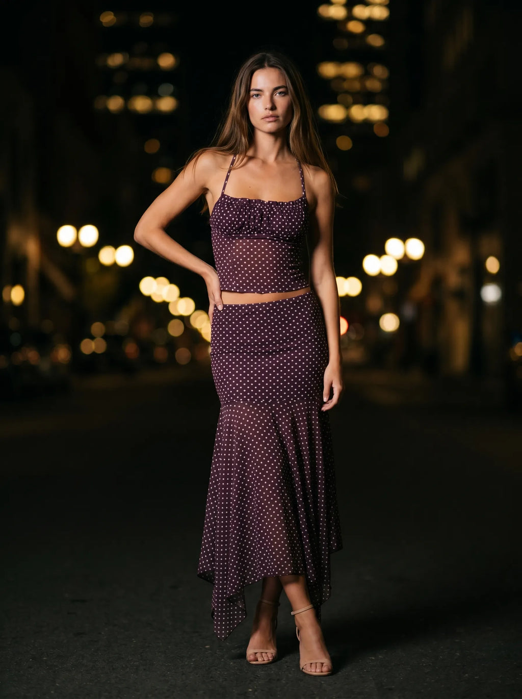 Finley Ruched Midi Set