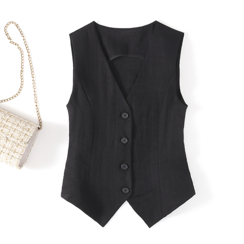 Aicha - Elegant Sleeveless Vest
