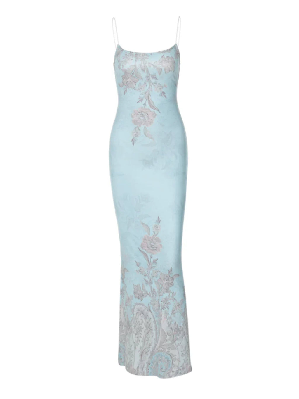 Syncere Floral Strappy Maxi Dress
