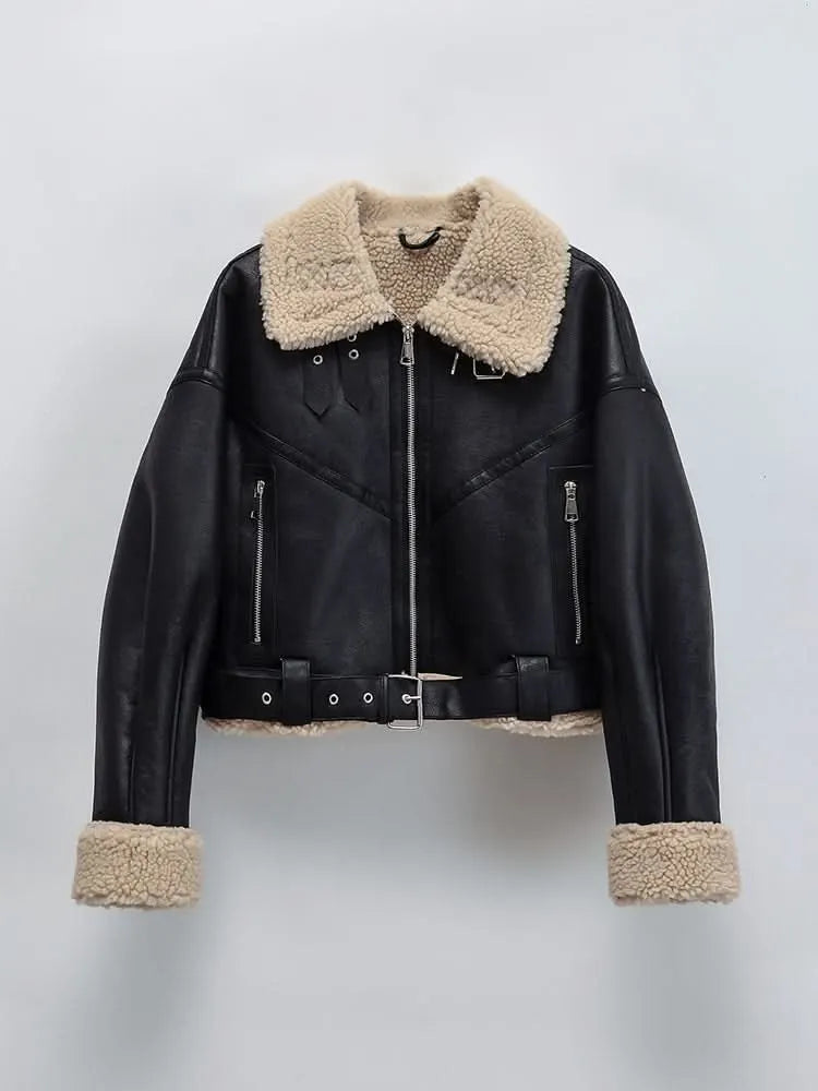 Marta Leather Coat