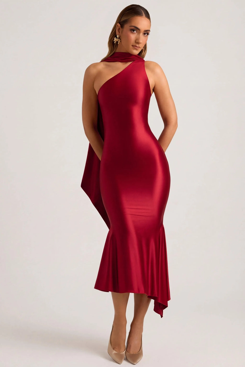 Daniela Pleated Midi Dress