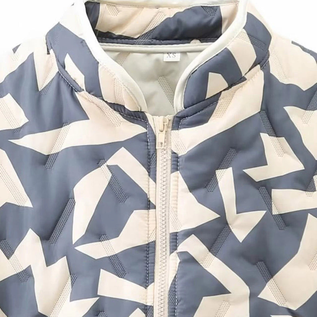 Jade - Quilted women's jacket with stylish print