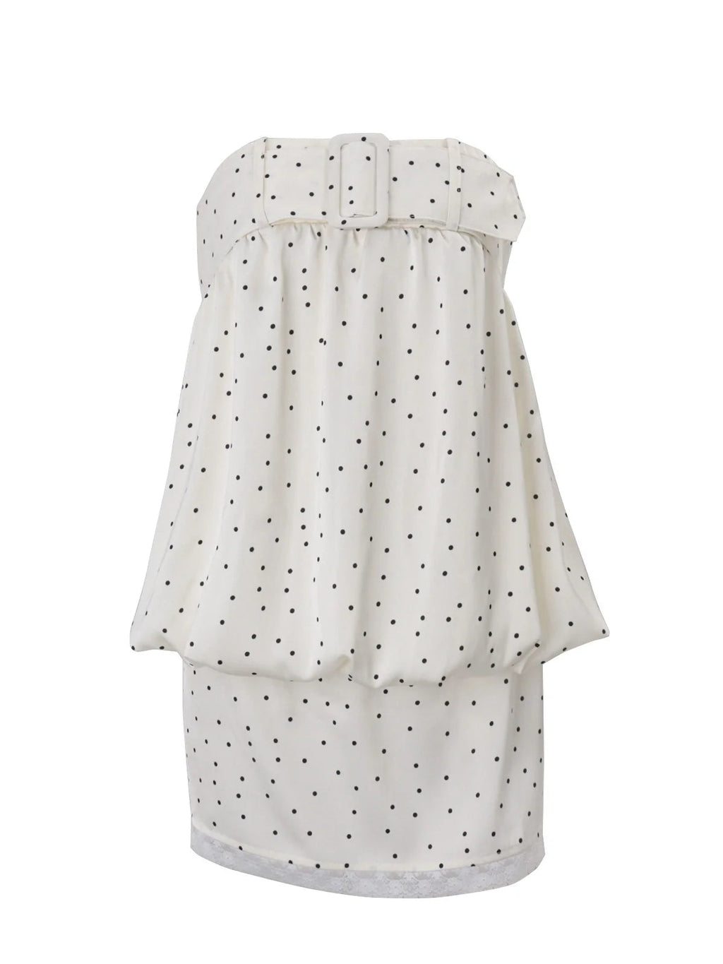 Polka Dot Lace Mini Dress