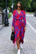 Genevieve Wrap Midi Dress