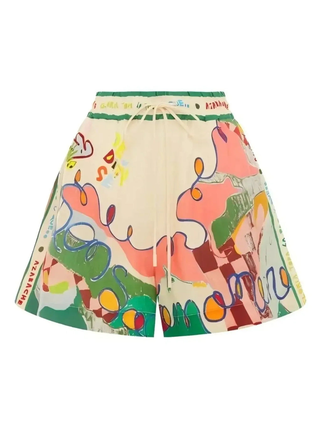 Two-Piece Outfit Set Short-Sleeve Top & Drawstring Shorts
