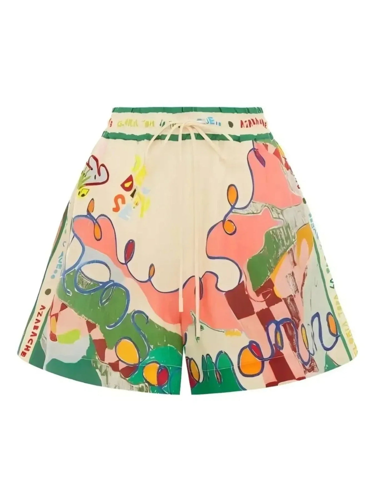 Two-Piece Outfit Set Short-Sleeve Top & Drawstring Shorts