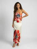Bella Floral Bustier Maxi Dress