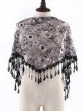 Bandana Hair Scarf Scarves Gift Daily Holiday Flowers Chiffon Casual Bohemia Sunscreen 1 PC for Women