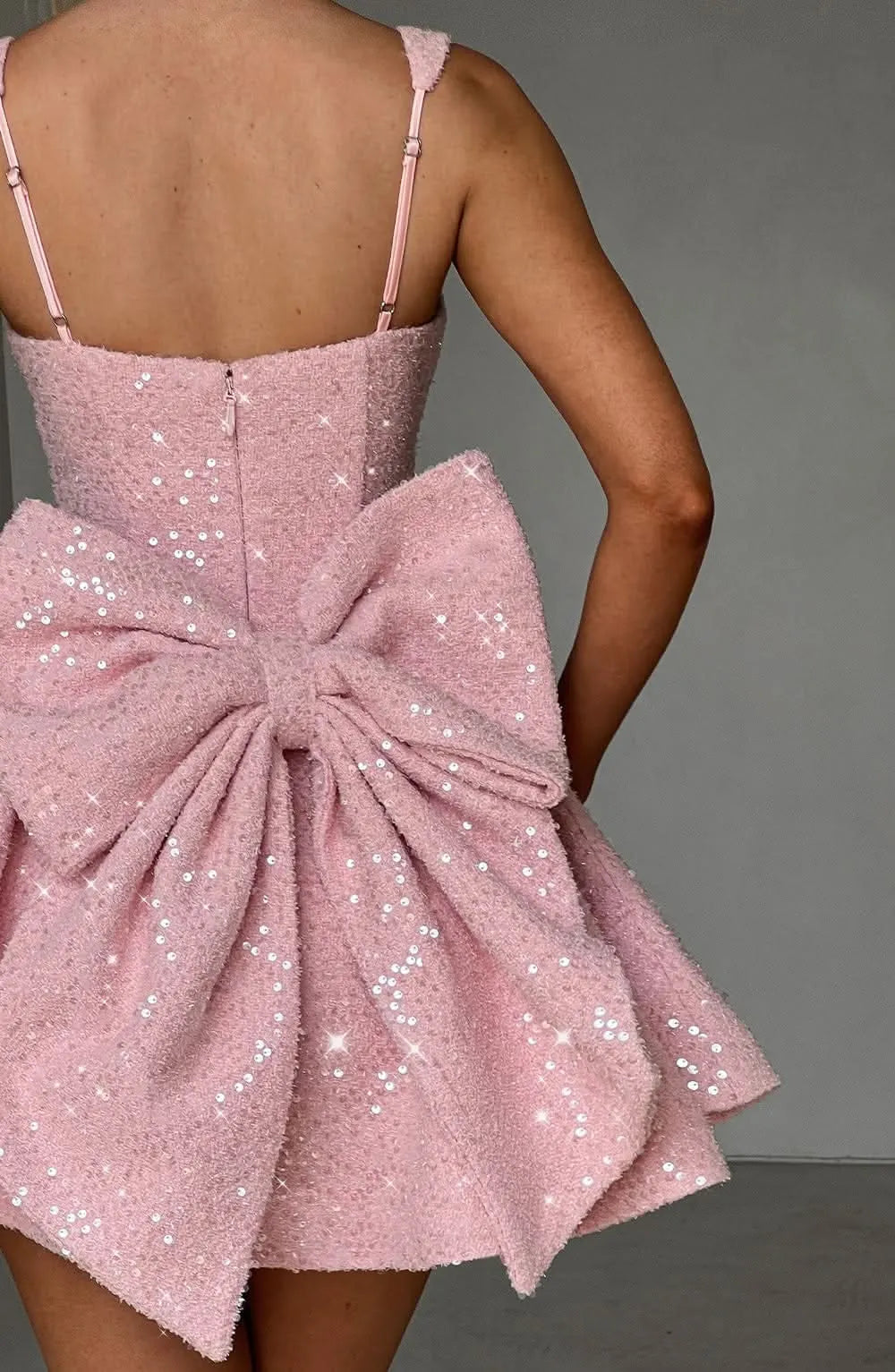 Sandy Bow Mini Dress