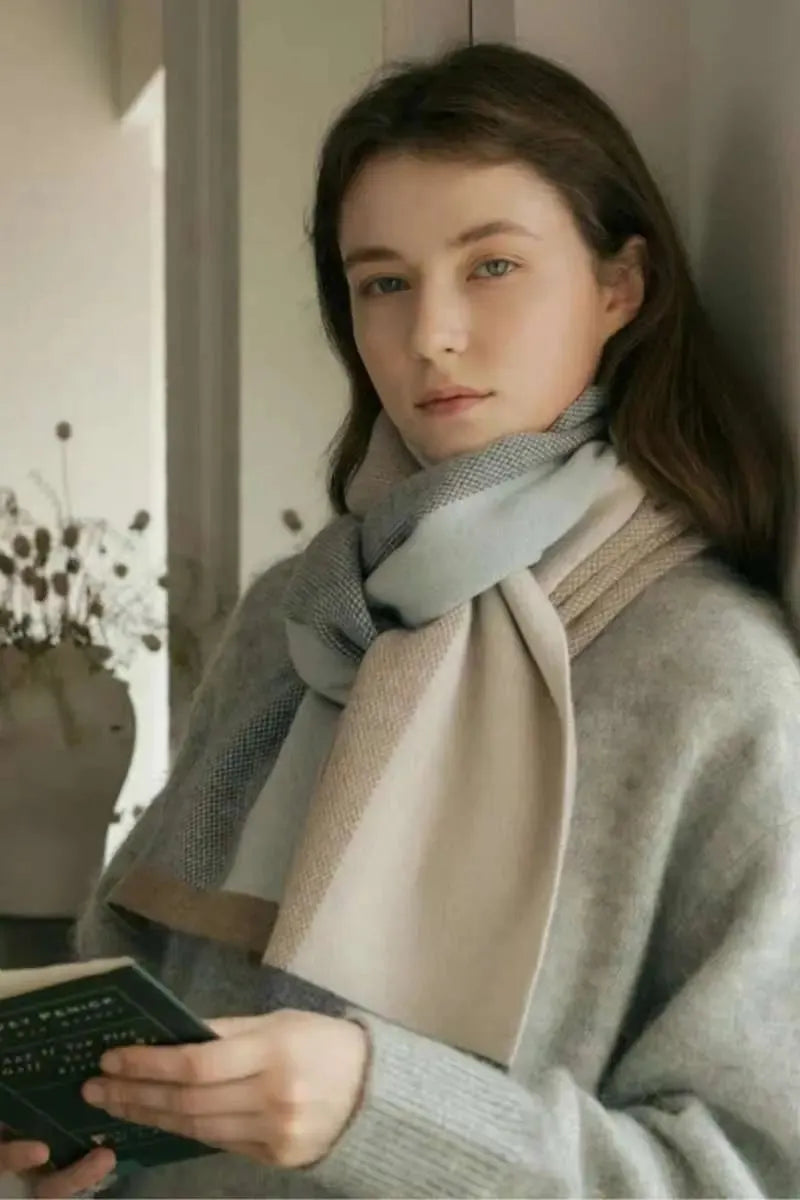 Cozy Contrast Scarf
