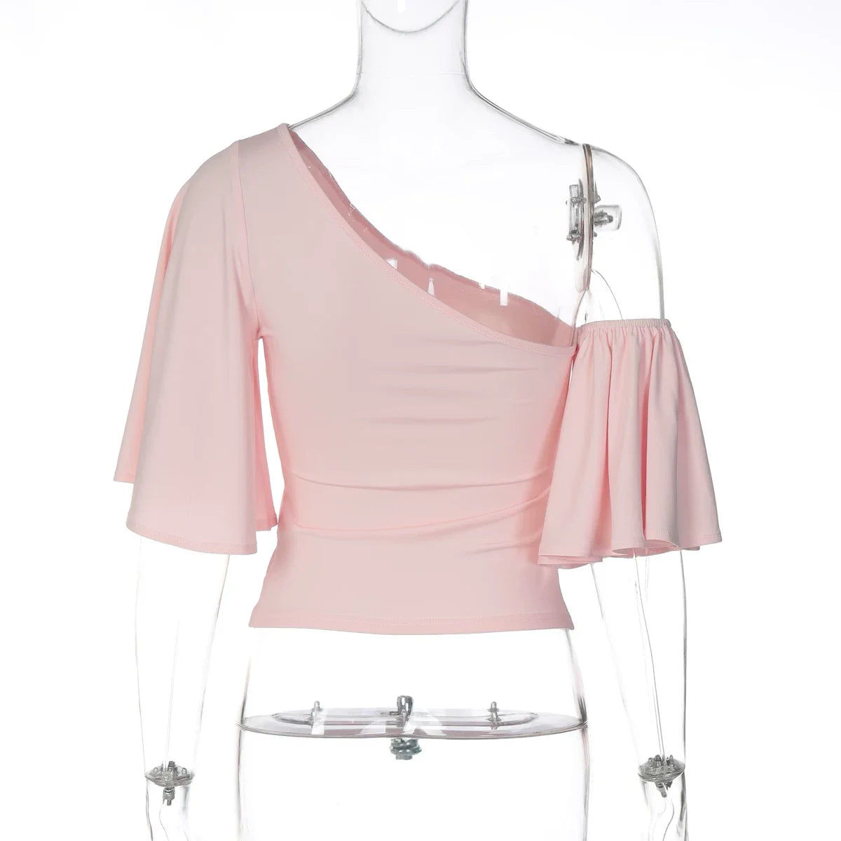 Amberley One Shoulder Flare Sleeve Top