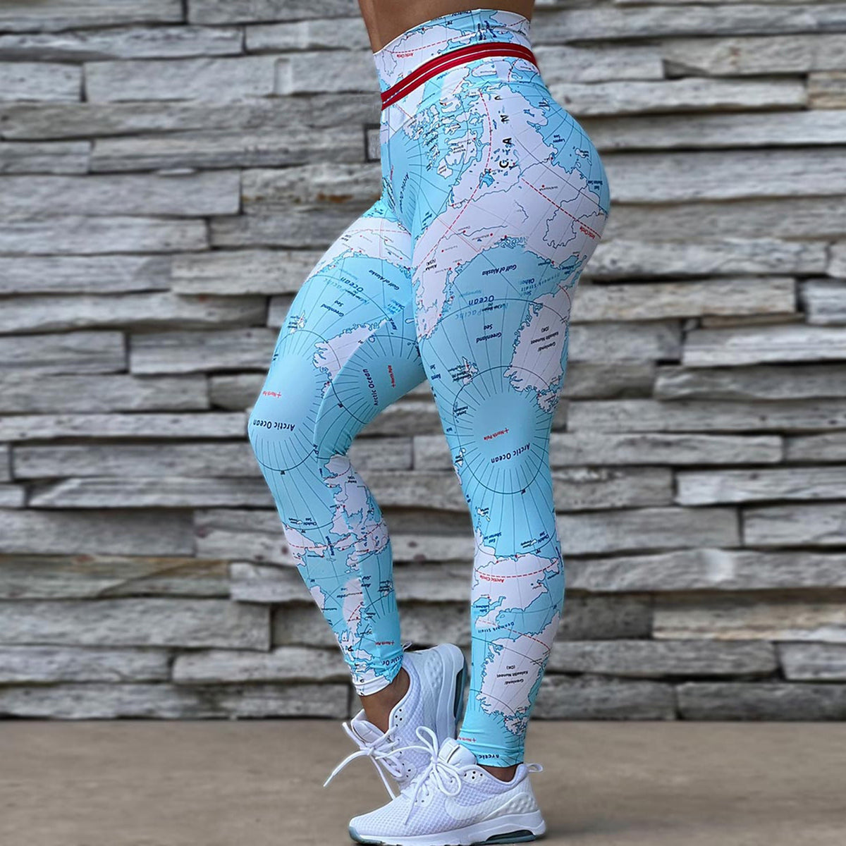 Women Printing Casual Lift Leggings Yoga Pants