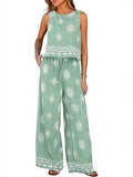 Floral Print Casual Suit