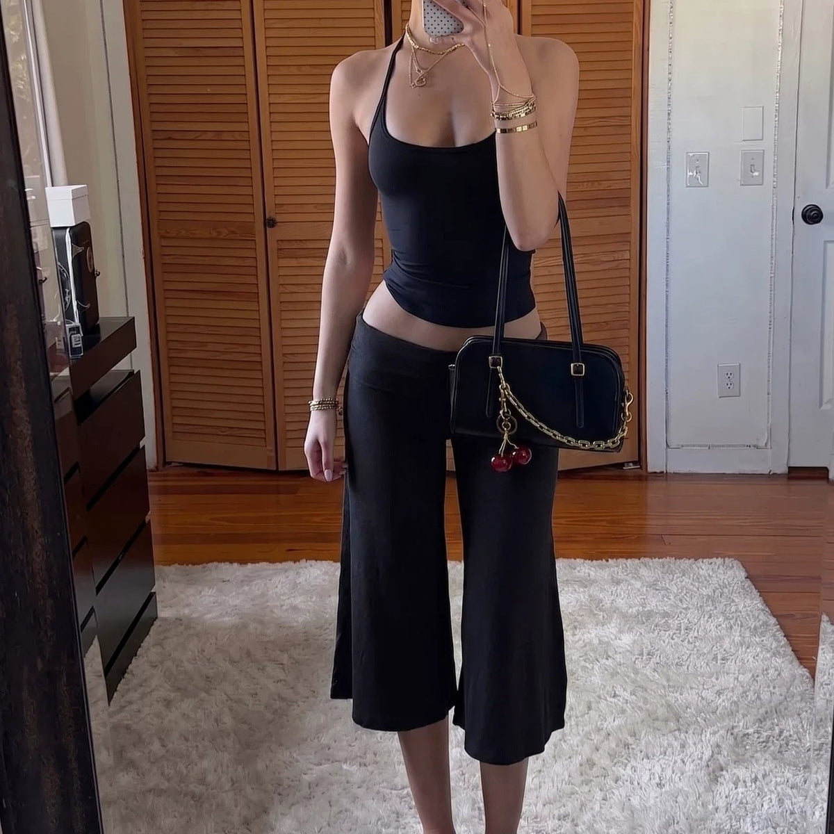 Ayvah Wide Leg Cropped Pants