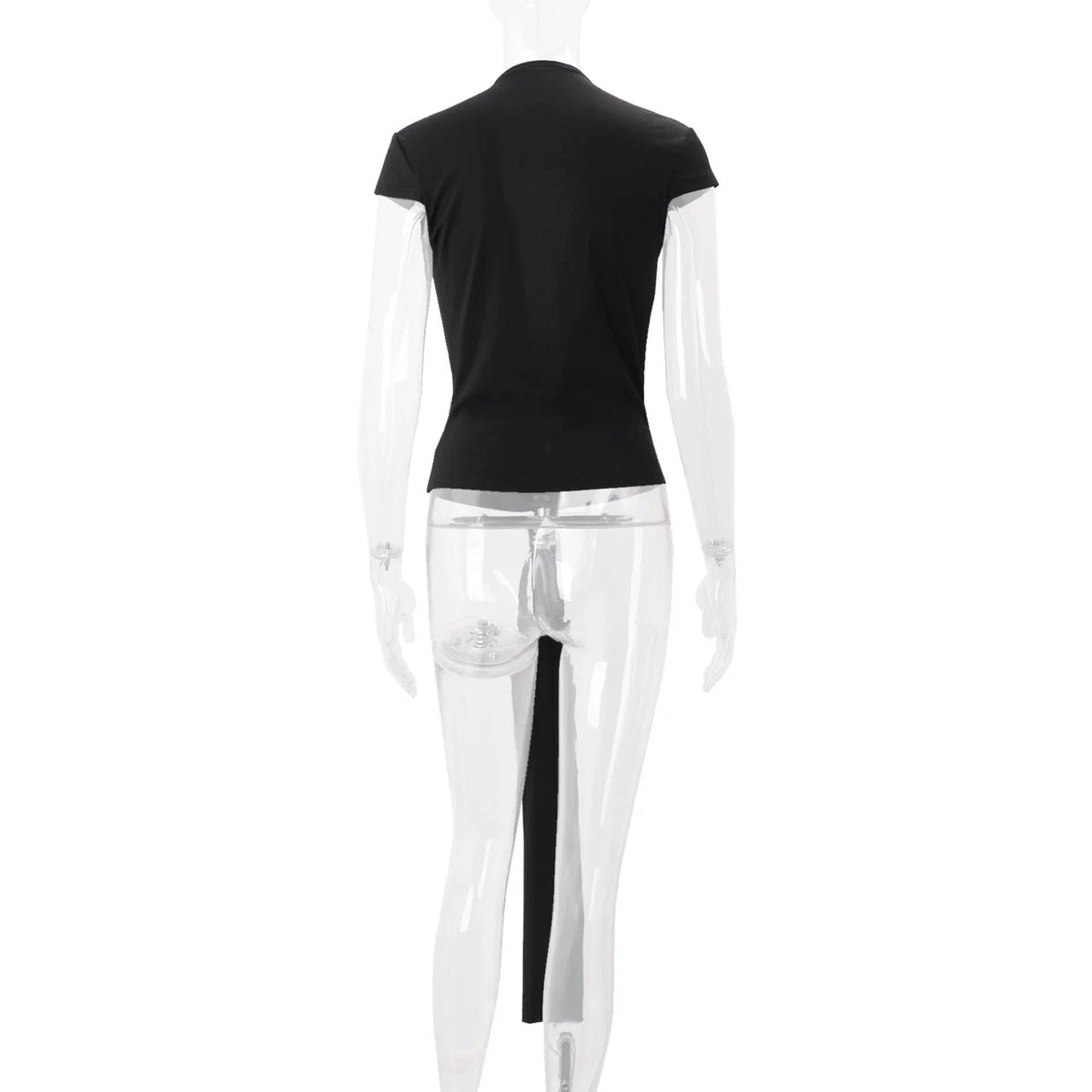 Myra Plunging Tie-Front Top