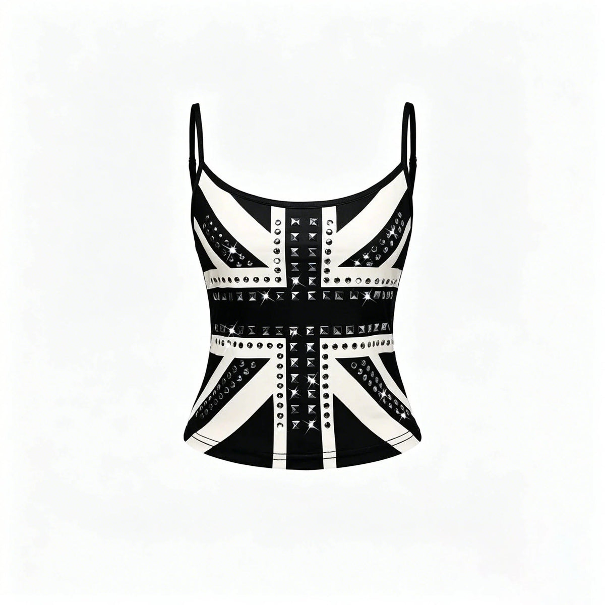 Susan Union Jack Studded Camisole