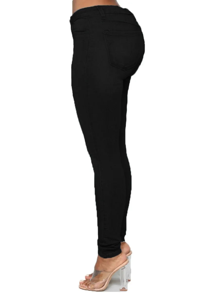 Pencil Pants Tight Fit Butt-lifting Style Jeans