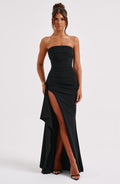 Amely - Off-Shoulder Maxi Dress with High Split