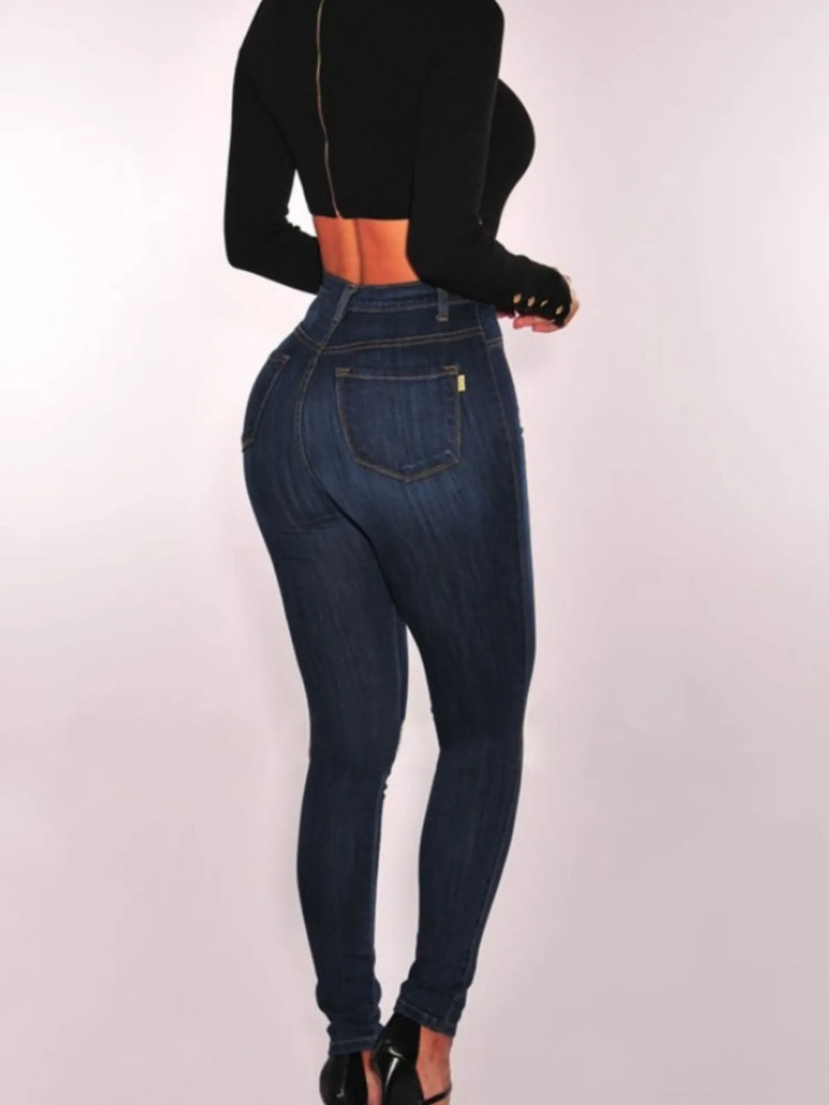 Stretch High-waisted And Slimming Pencil Pants Jeans