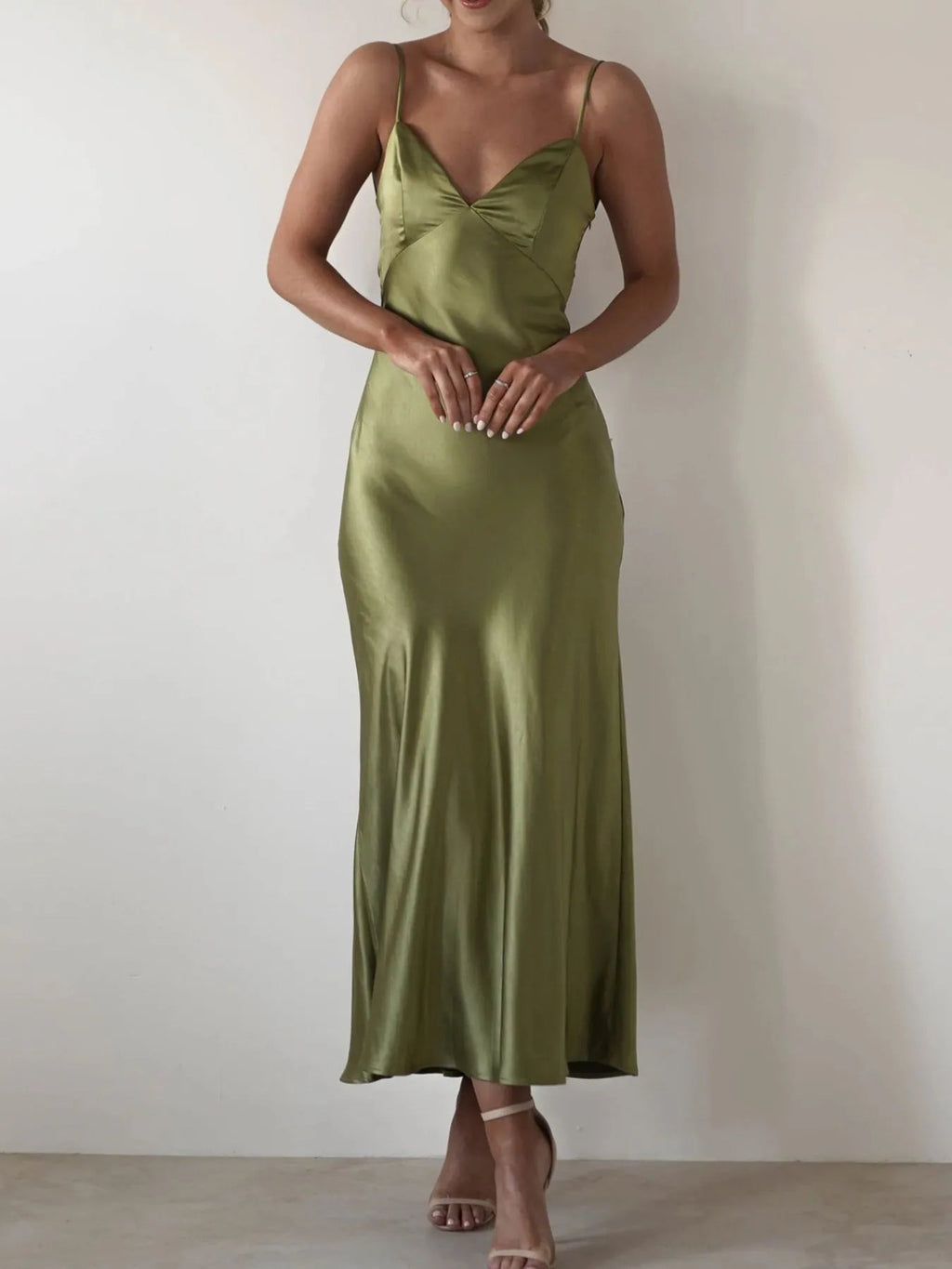 Maxi Dress Backless Cami Slip Elegant Party Cocktail