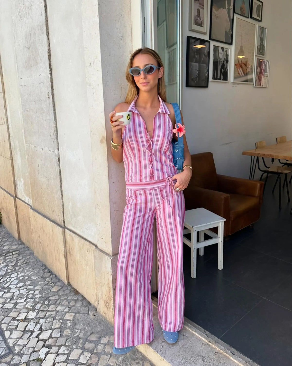 Olivia Striped Set