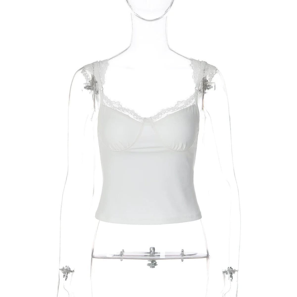 Leia Lace Trim Corset Camisole