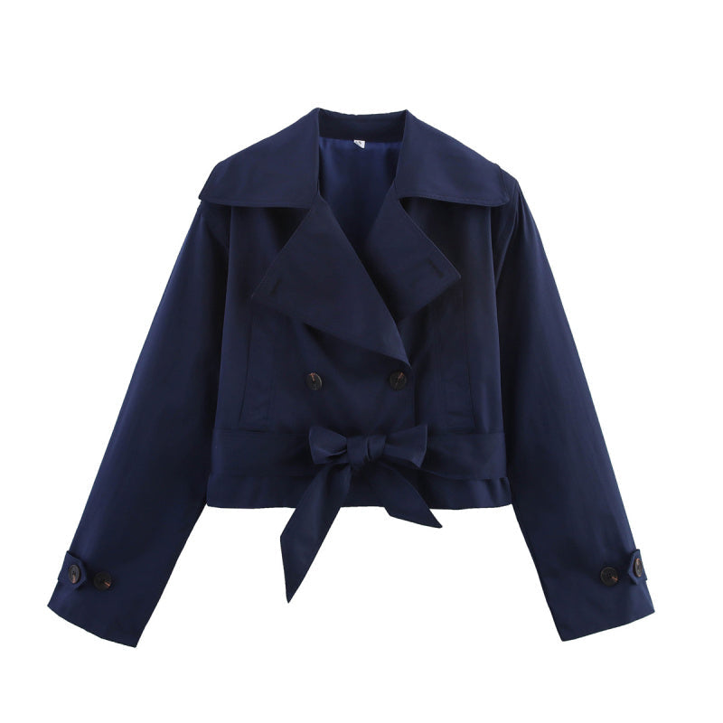 Lilia - Short Stylish Trench Coat