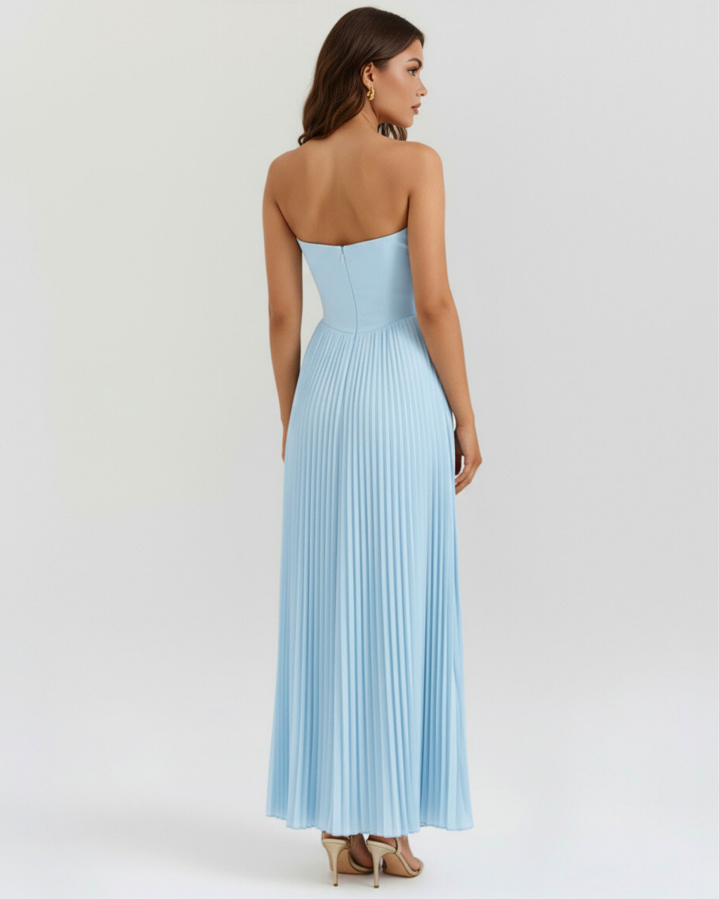 Willa Pleated Maxi Dress