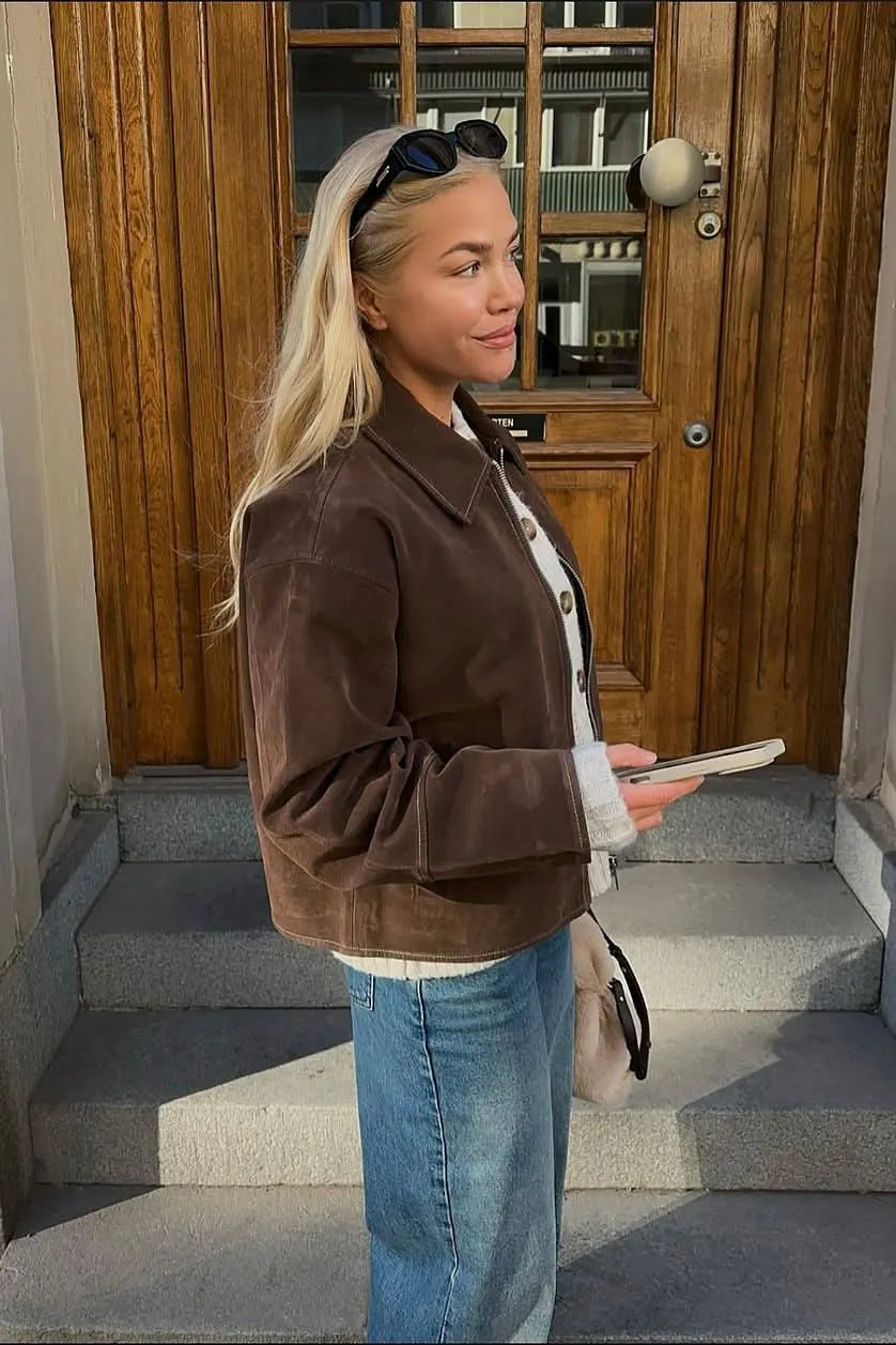 Ava Faux Suede Jacket