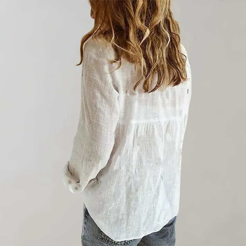 Timeless Blouse for Women with Long Sleeves and Loose Fit
