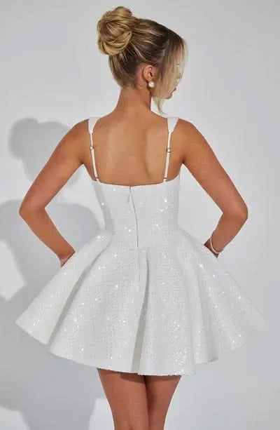 Sandy Bow Mini Dress
