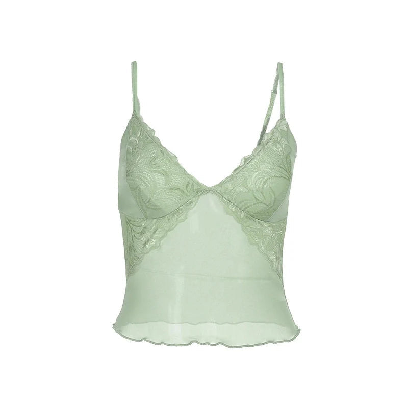 Lace V-Neck Camisole Top
