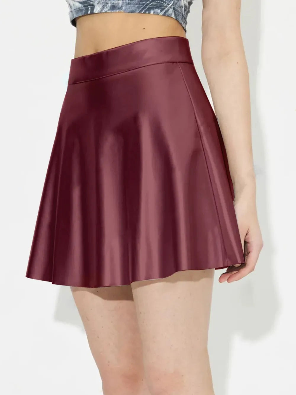 Mini Skirt Ruched Zipper Party Going Out Holiday Cozy