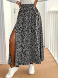 Women's Floral Print Midi Skirt