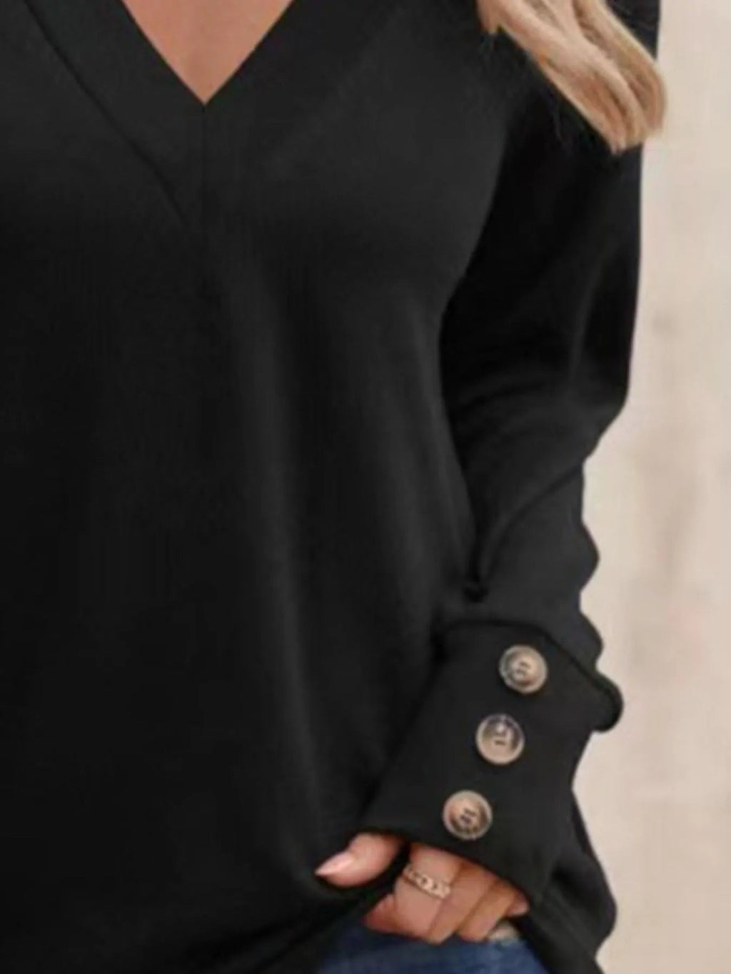 Women’s V-Neck Long Sleeve T-Shirt
