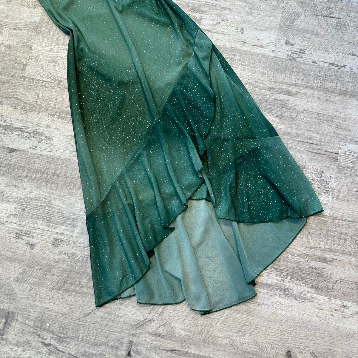 Moss Green Fairy Homecoming Dress Yk Sparkly Mini Flowy Ruffle Short Chiffon Ball Gown Evening Gown Party Dress