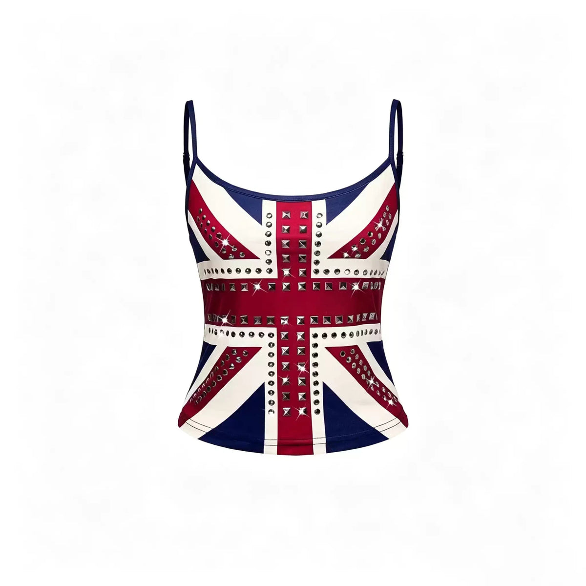Susan Union Jack Studded Camisole