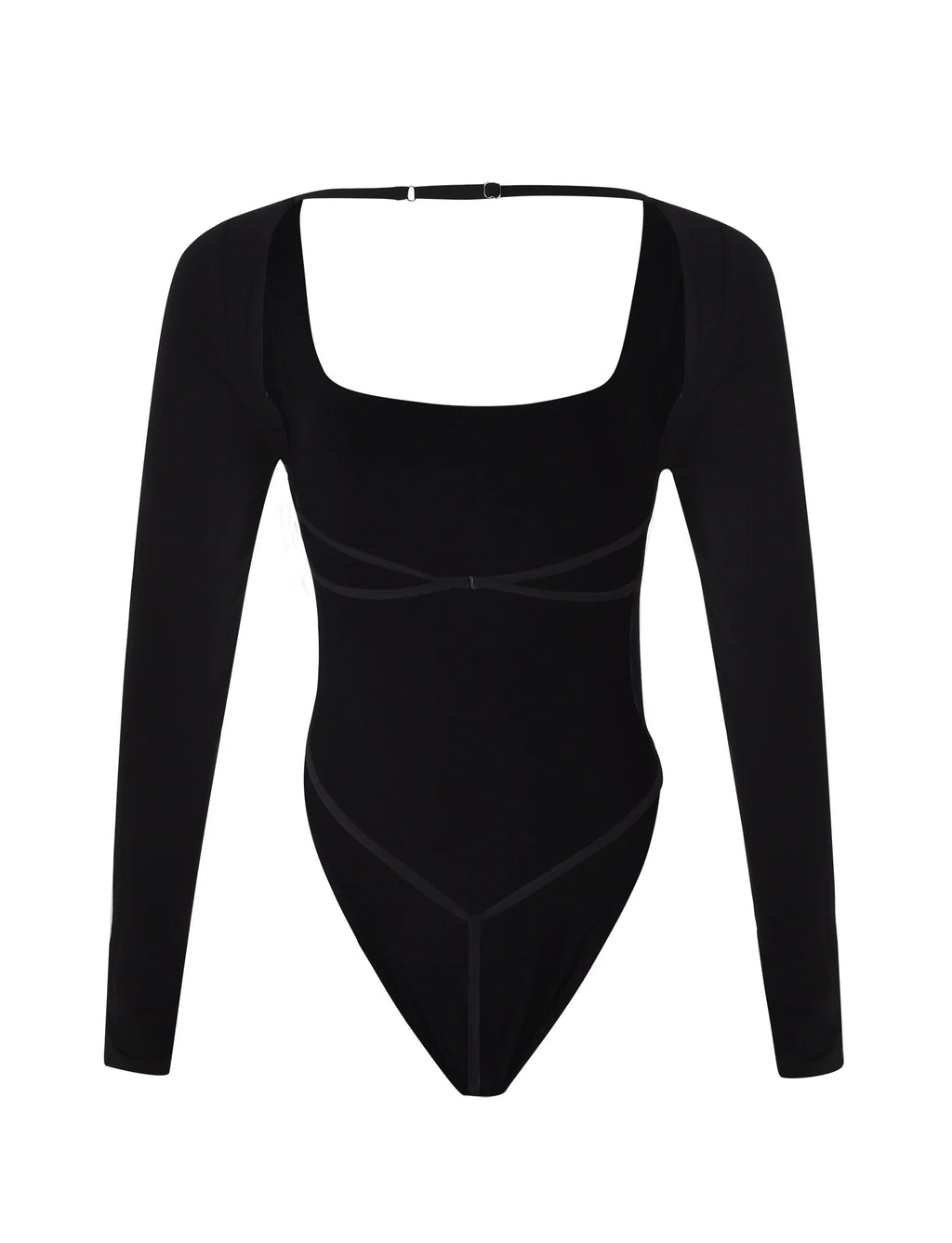 Oaklynn Backless Long Sleeve Bodysuit
