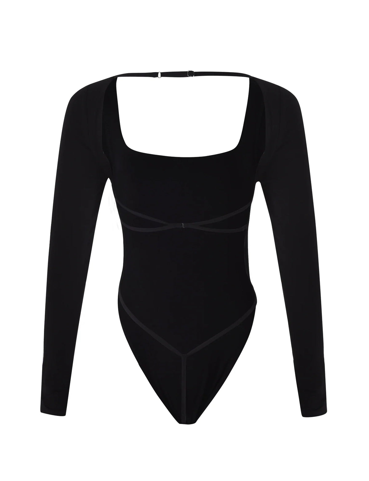 Oaklynn Backless Long Sleeve Bodysuit