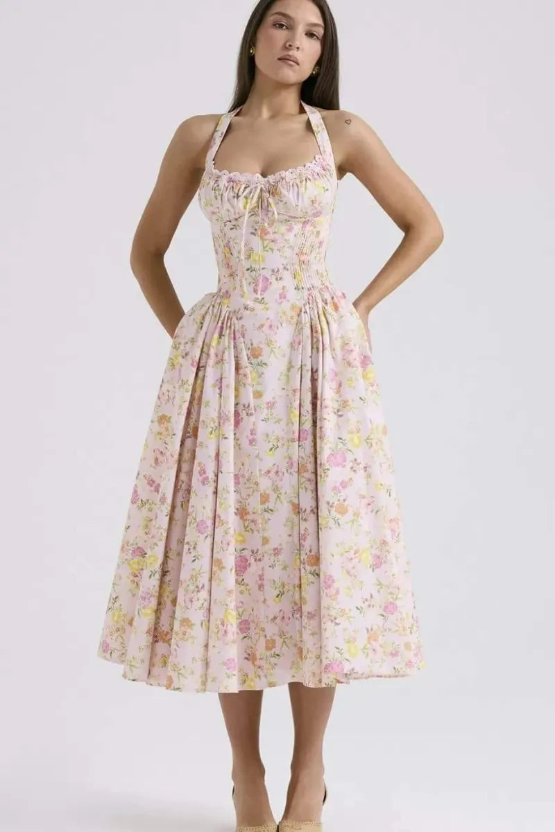 Quinn Halter Midi Dress