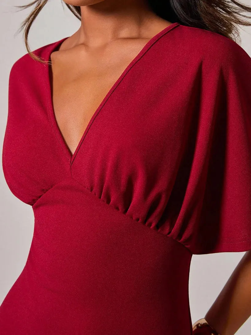 Women's Solid Color Short Dress