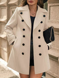 Sophe Double Breasted Tailored Long Coat
