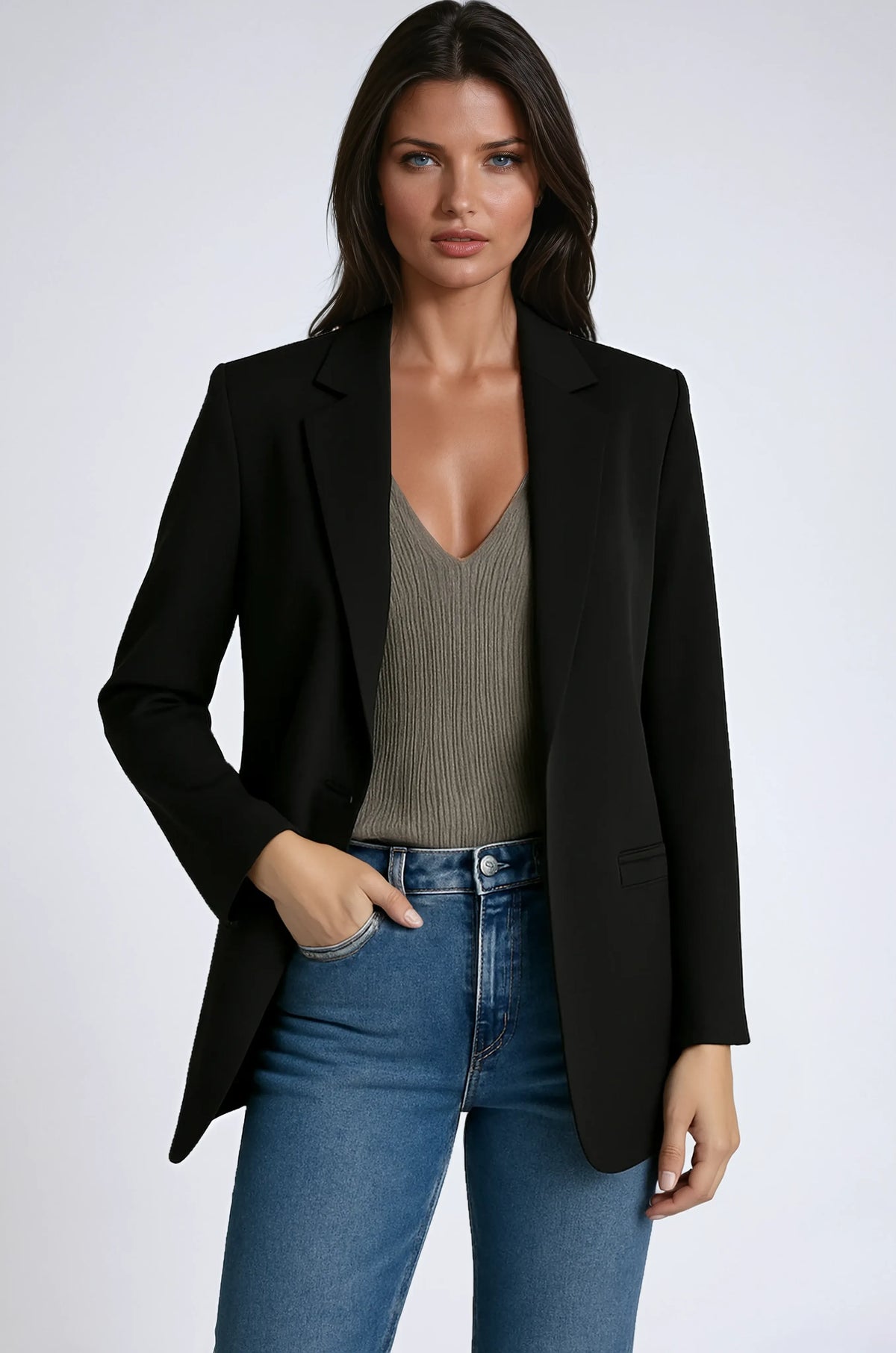 Victoire Tailored Longline Blazer