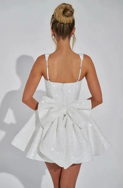 Sandy Bow Mini Dress