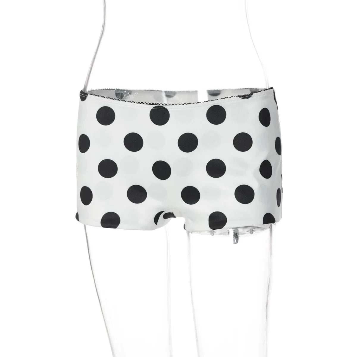 Graycen Cut-Out Top and Polka Dot Shorts Set