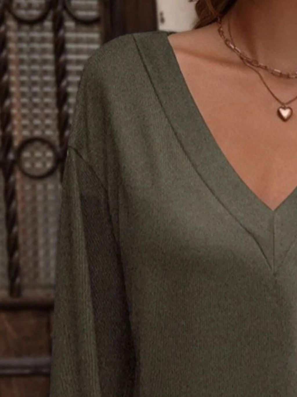Women’s V-Neck Long Sleeve T-Shirt