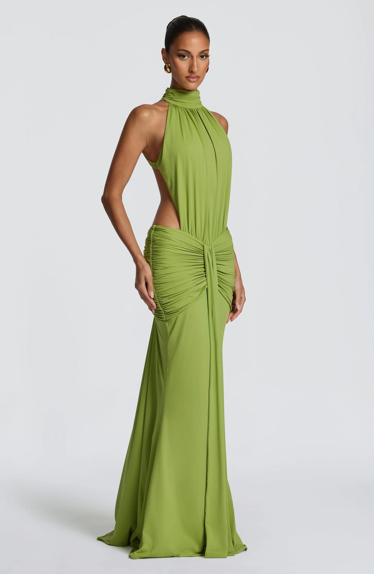 Dove Halter Maxi Dress