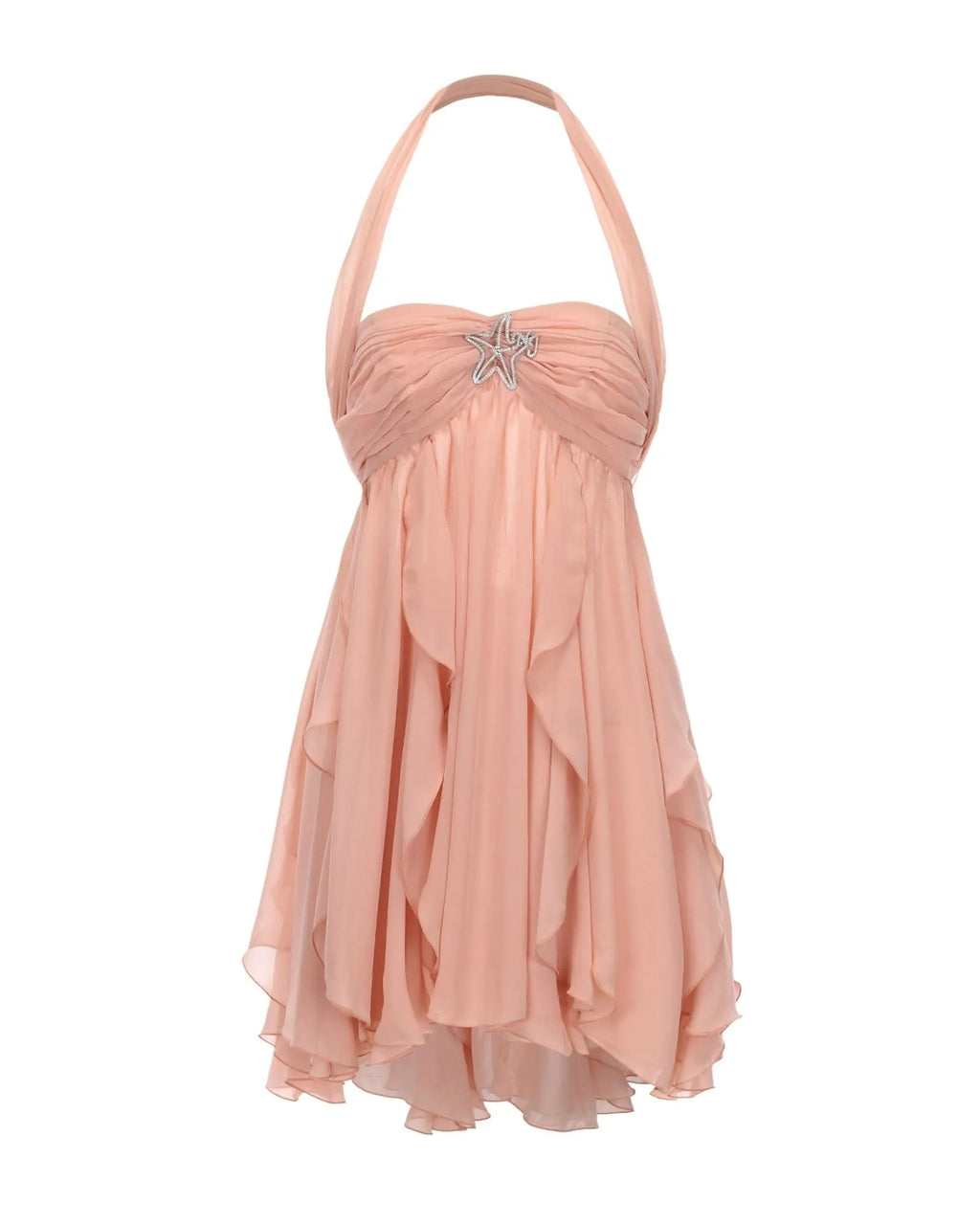 Caterina Floral Halter Dress
