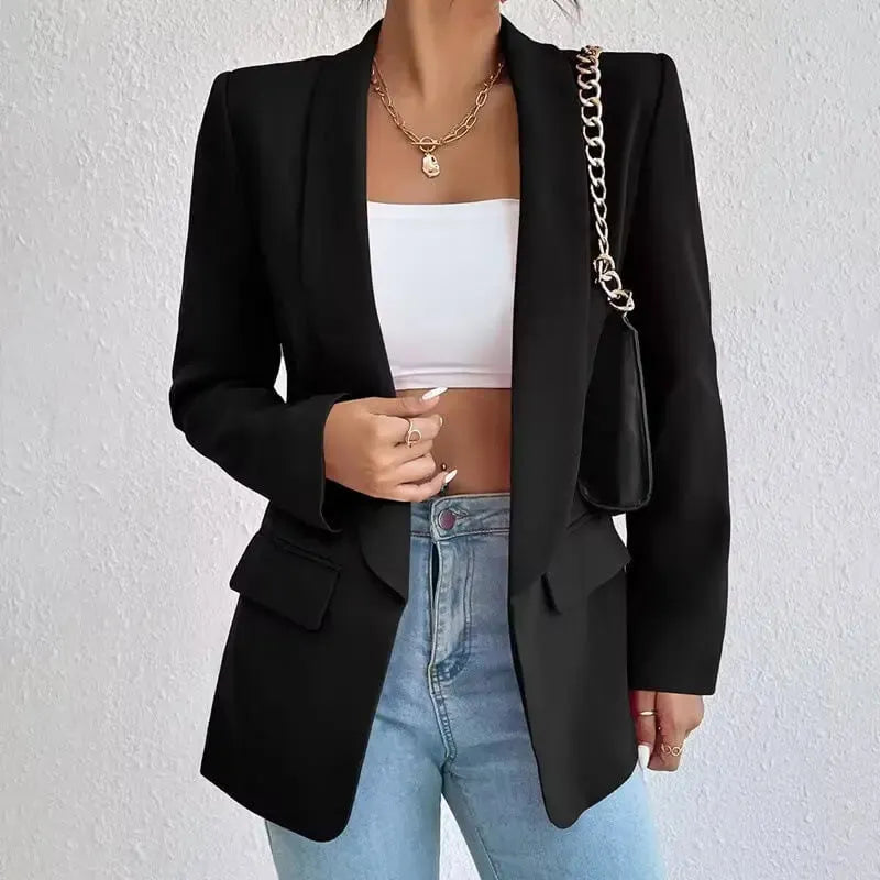 Stylish Refined Slim-Fit Women's Blazer