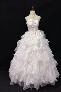 Blush Chiffon Fairy Gown Prom Dress